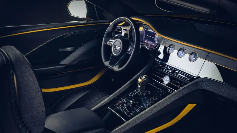 Interior del Bentley Mulliner Bacalar