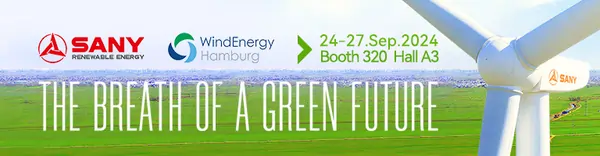 El aliento de un futuro verde - SANY en WindEnergy Hamburg 2024