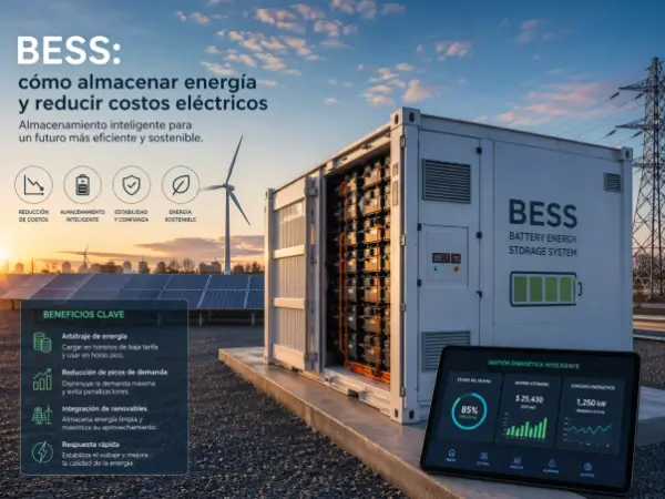 BESS: cómo almacenar energía y reducir costos eléctricos