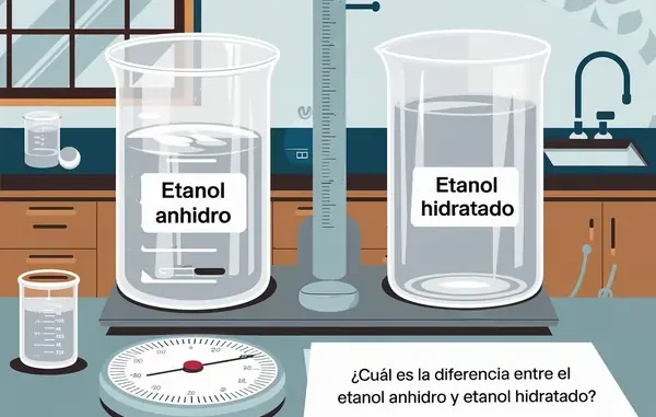 Etanol anhidro y etanol hidratado: ¿cuáles son las diferencias?
